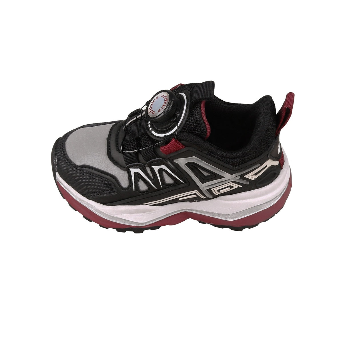 Zapatillas Con Luces Addnice Deportiva Neon Cricket Niño Niña Negra