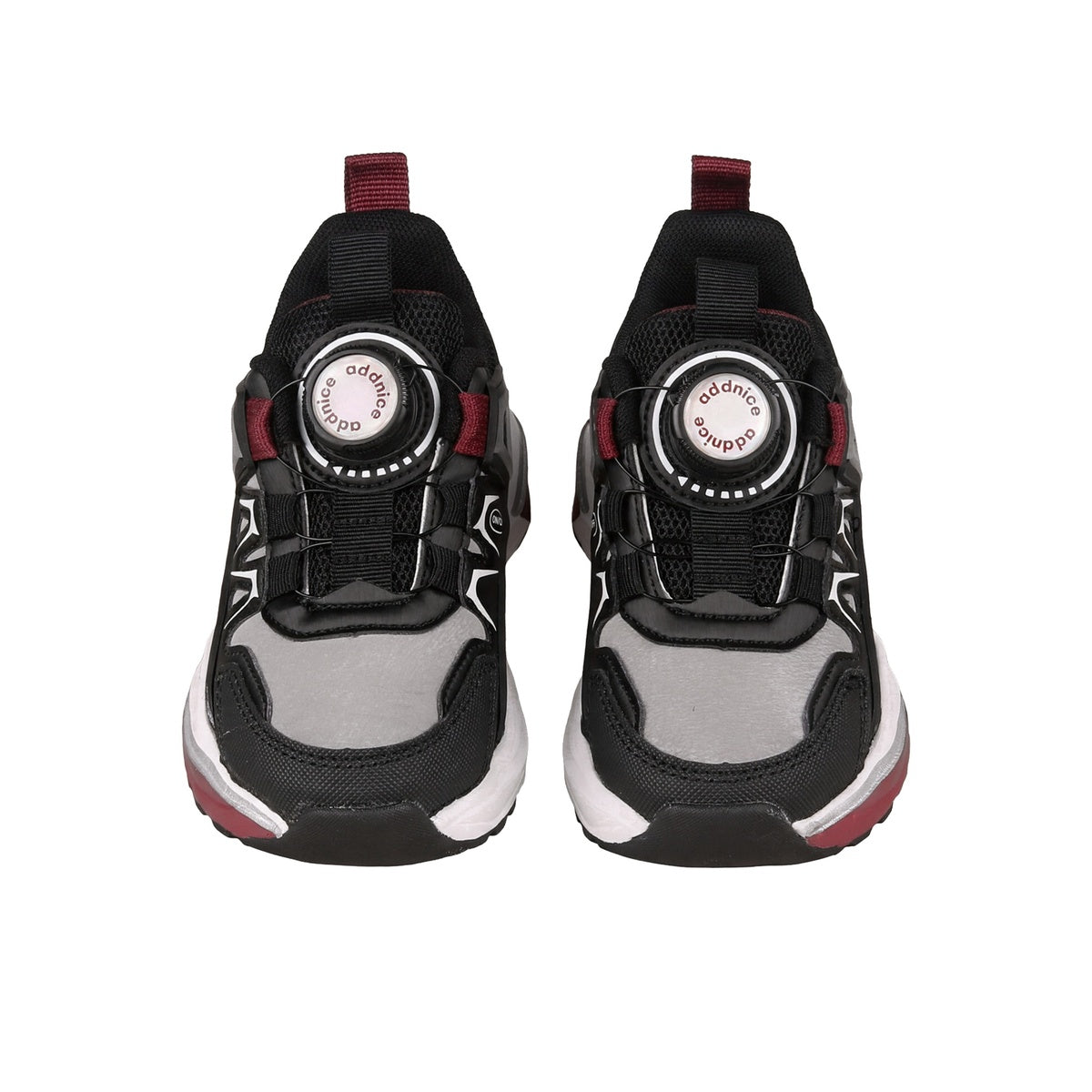 Zapatillas Con Luces Addnice Deportiva Neon Cricket Niño Niña Negra