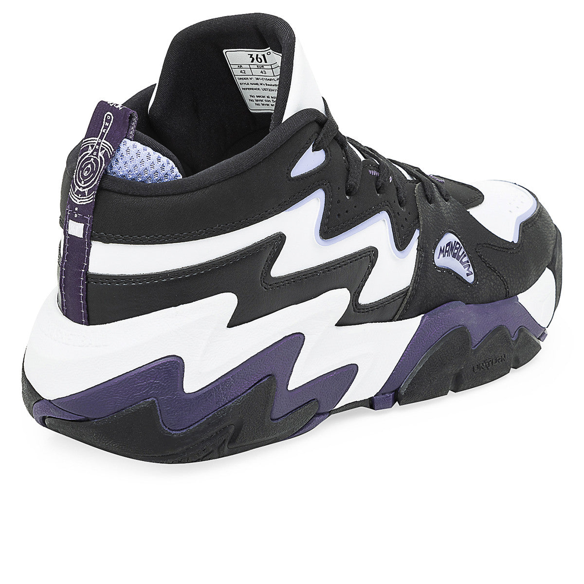 Zapatillas De Basquet 361° Manboom Blanca