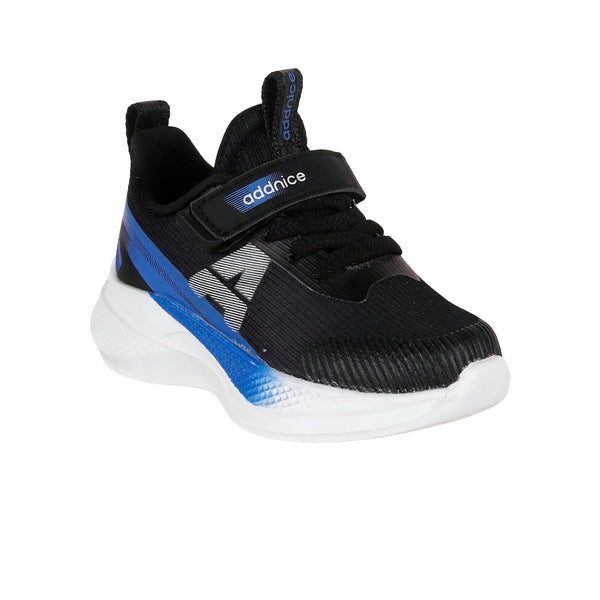 Zapatillas De Entrenamiento Addnice Deportivo Osaka Velcro Niño Niña Negra