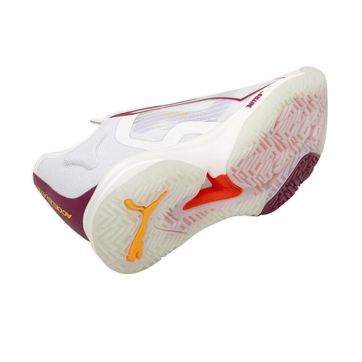 Zapatillas De Handball Puma Accelerate Nitro SQD 4 Mujer Gris