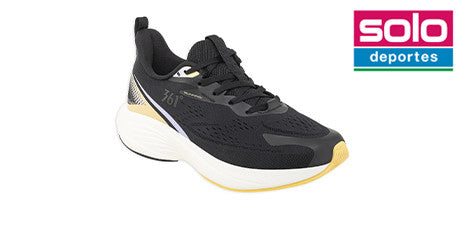 Zapatillas De Running 361° Performance Mujer Negra