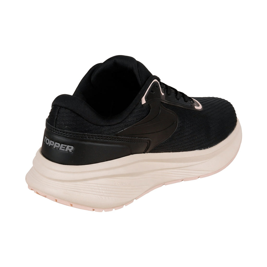 Zapatillas De Running Topper Kick Run Mujer Negra