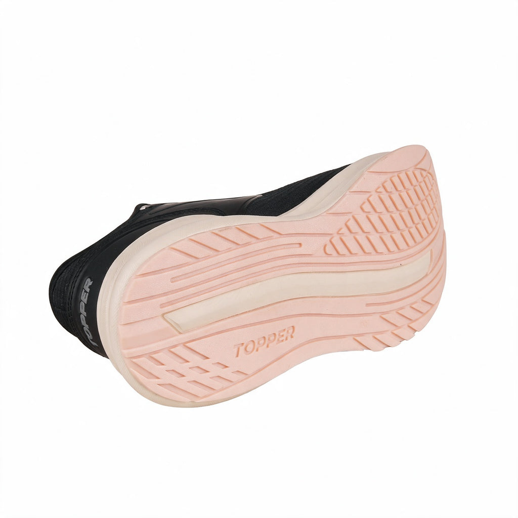 Zapatillas De Running Topper Kick Run Mujer Negra