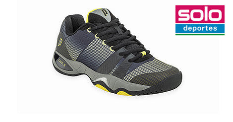 Zapatillas De Tenis Prince T22.5 Negra
