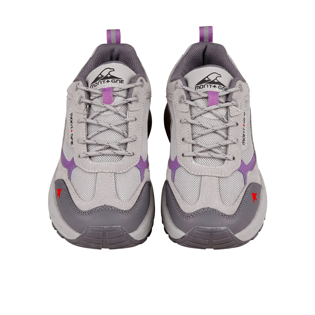 Zapatillas De Trekking Montagne City Roam Mujer Gris