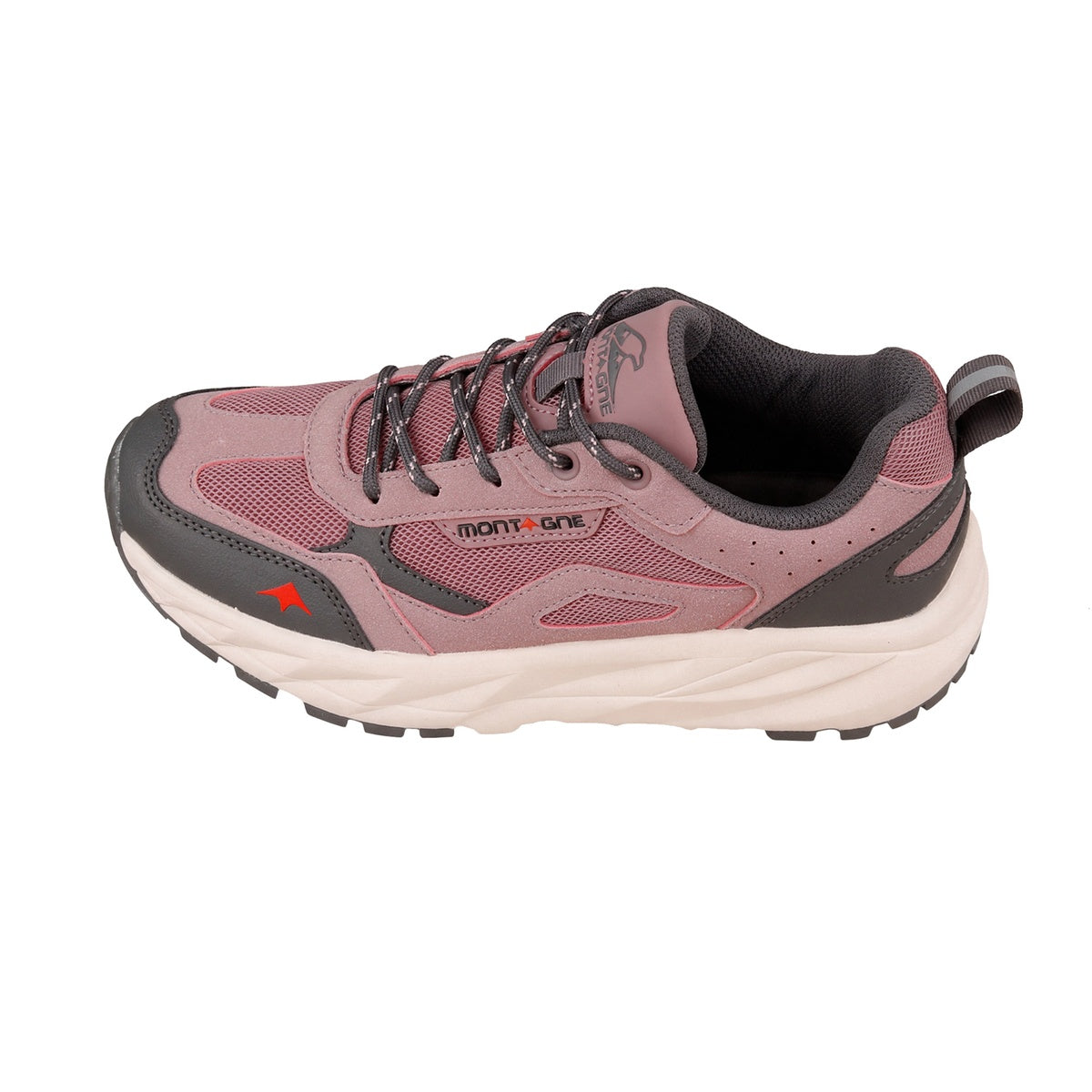 Zapatillas De Trekking Montagne City Roam Mujer Rosa