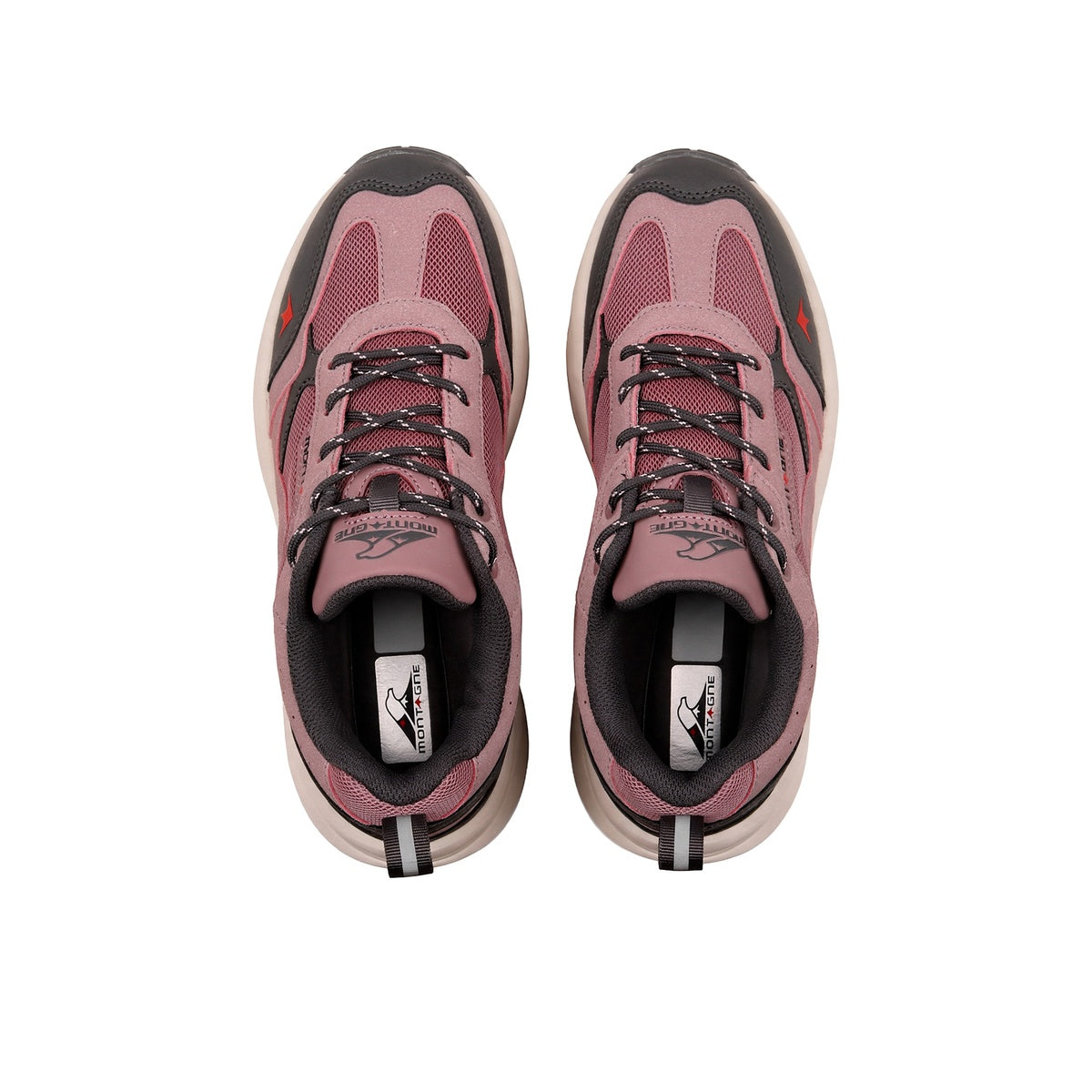 Zapatillas De Trekking Montagne City Roam Mujer Rosa