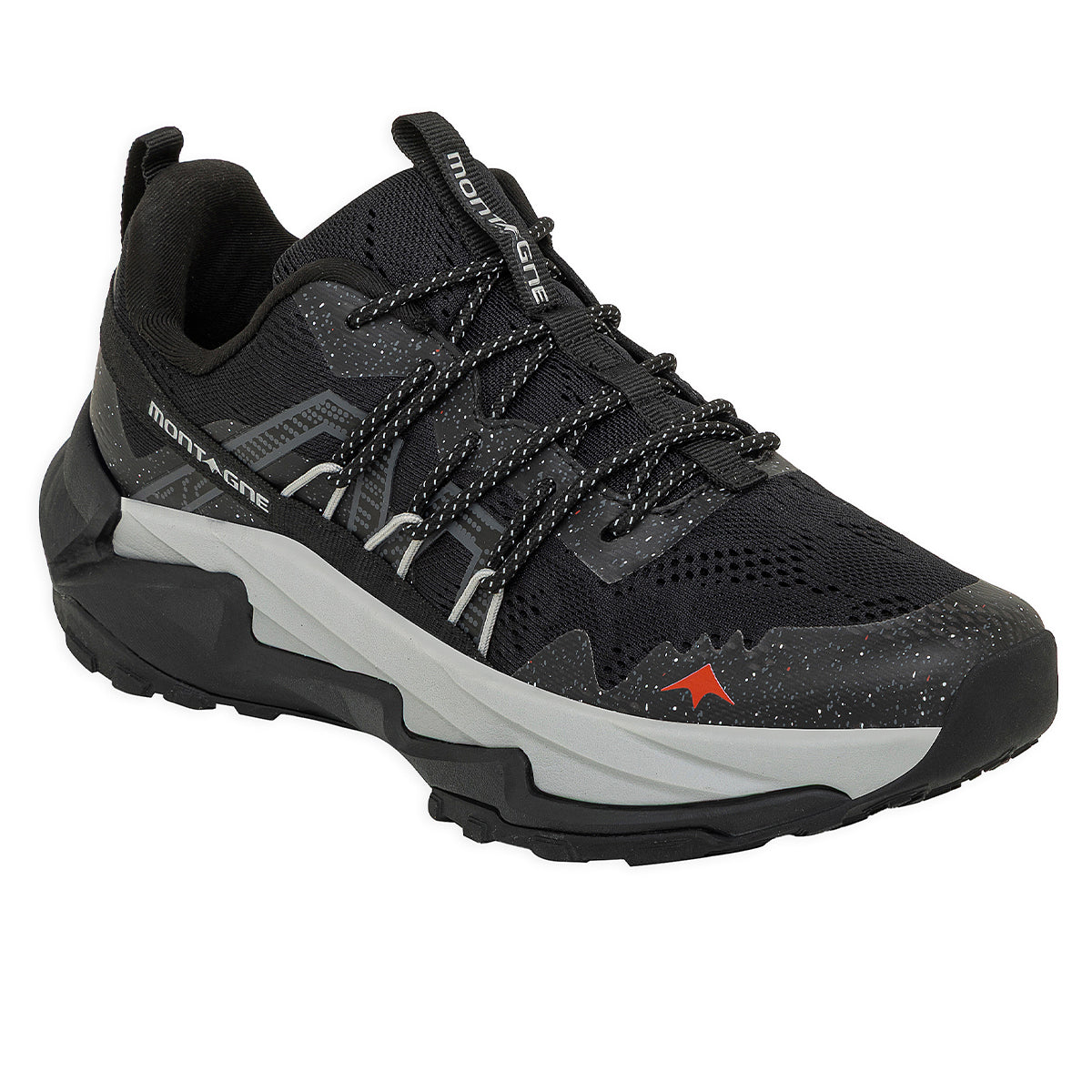 Zapatillas De Trekking Montagne Kapira Negra