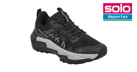 Zapatillas De Trekking Montagne Kapira Negra