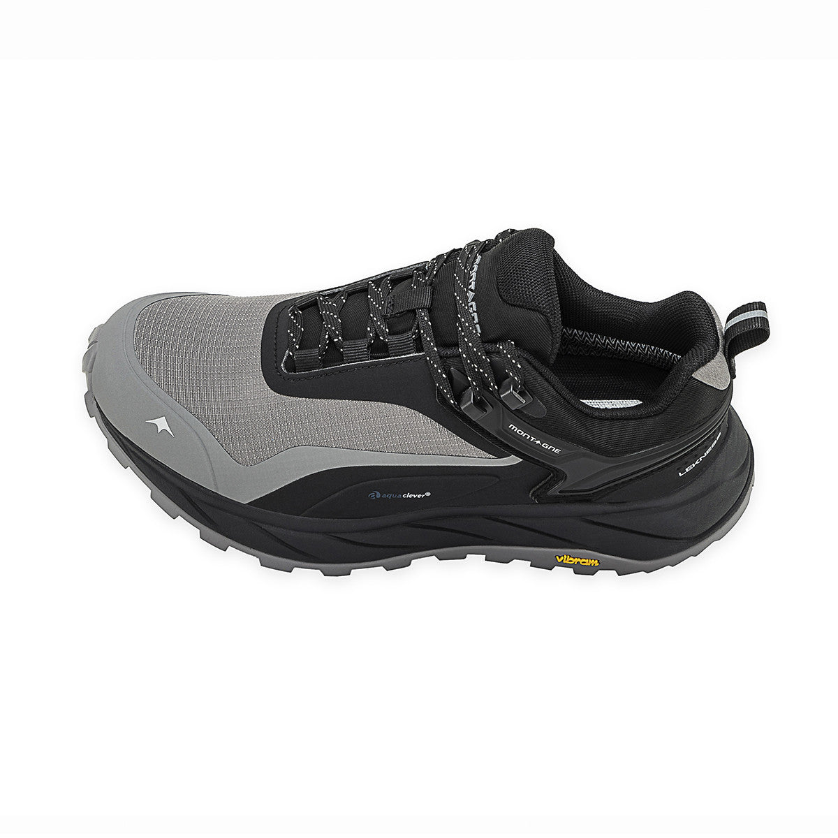 Zapatillas De Trekking Montagne Lekness Mujer Gris