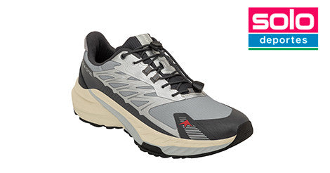Zapatillas De Trekking Montagne Lifestyle Leapglide Gris