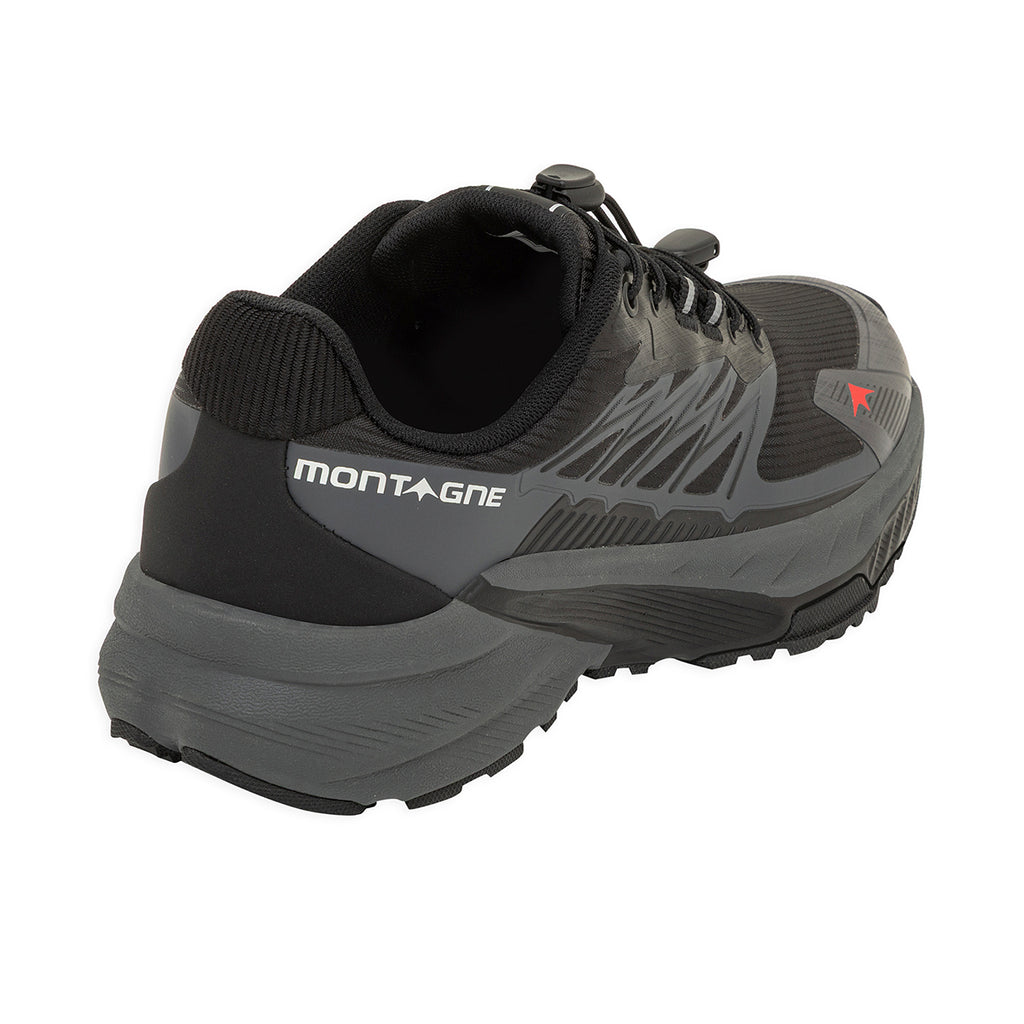 Zapatillas De Trekking Montagne Lifestyle Leapglide Unisex Negra
