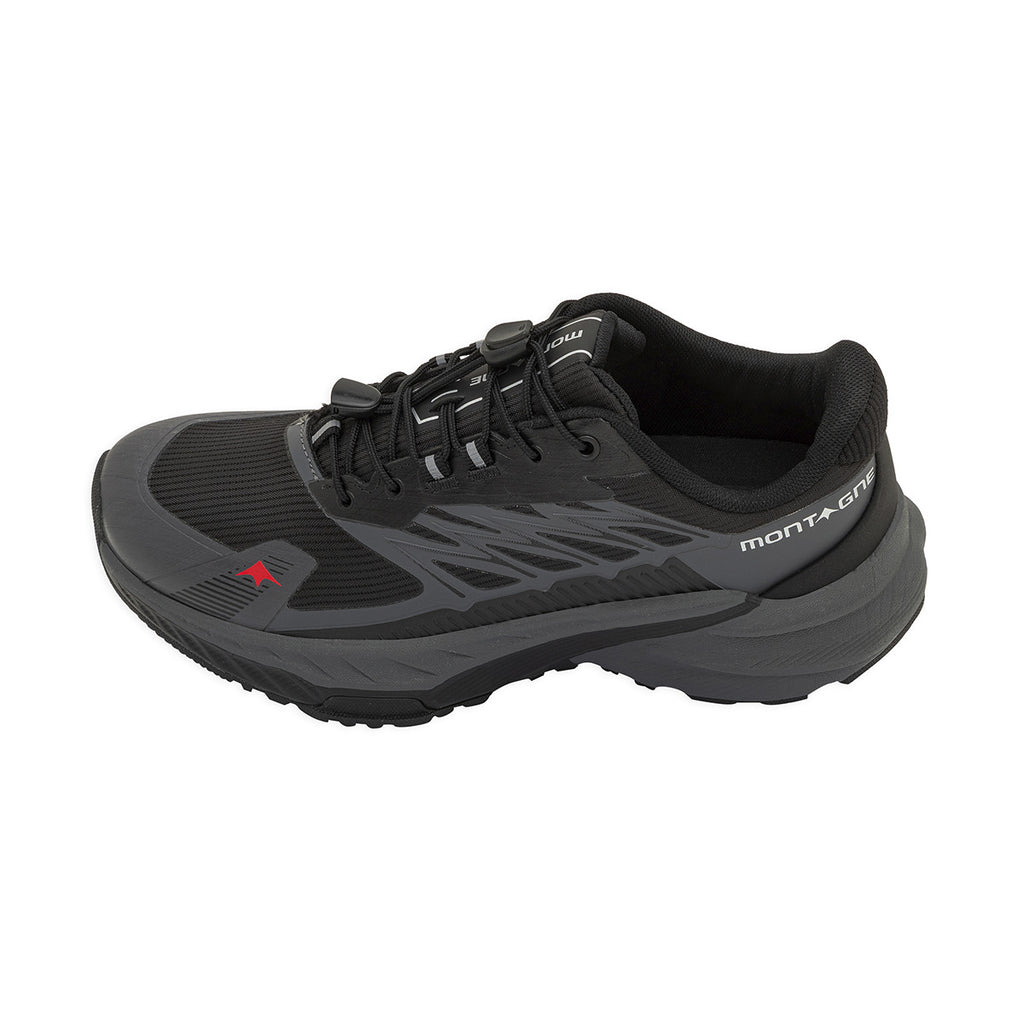 Zapatillas De Trekking Montagne Lifestyle Leapglide Unisex Negra