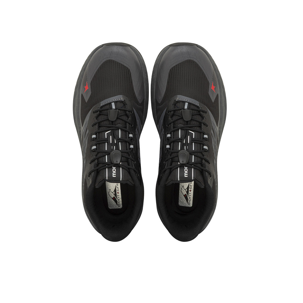 Zapatillas De Trekking Montagne Lifestyle Leapglide Unisex Negra