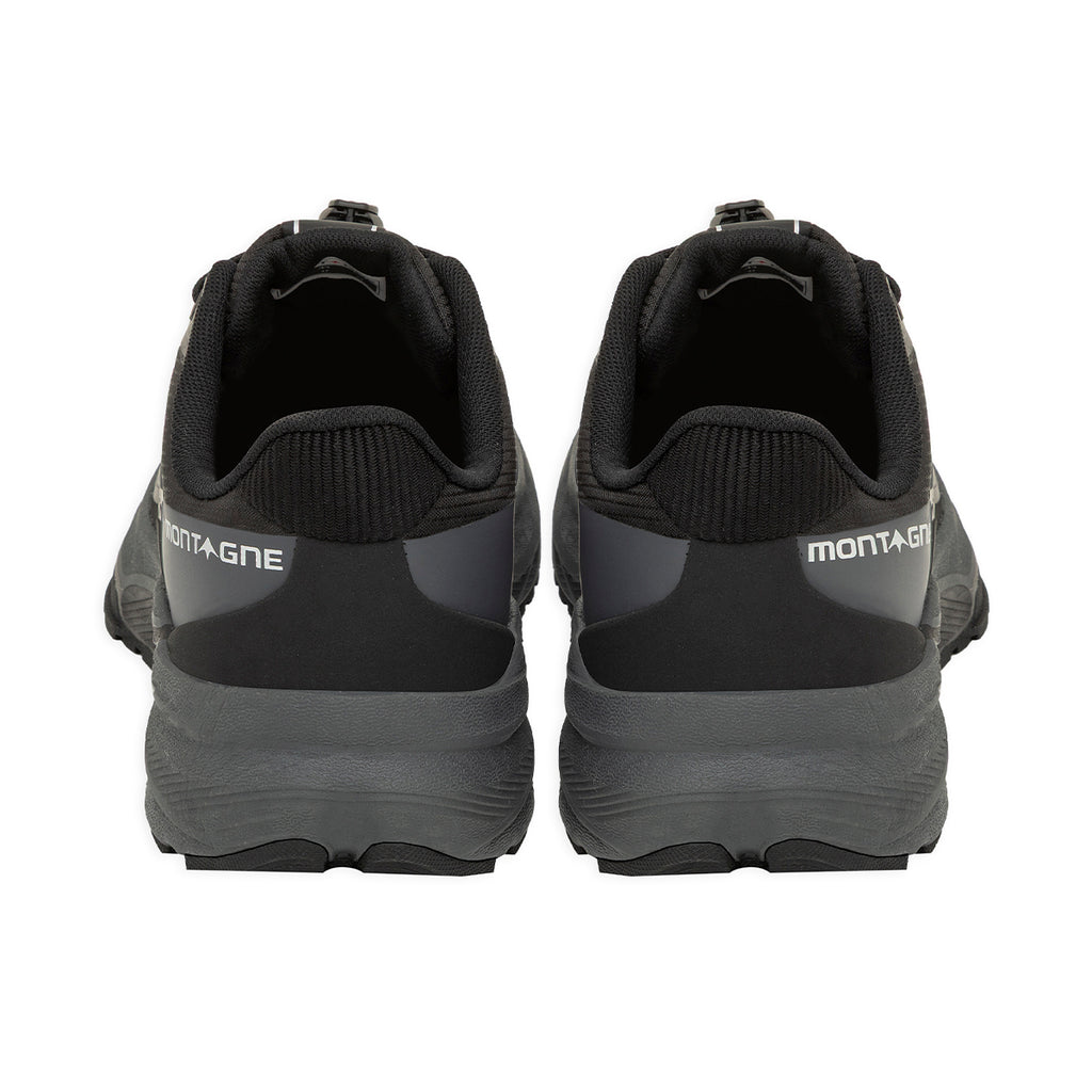 Zapatillas De Trekking Montagne Lifestyle Leapglide Unisex Negra