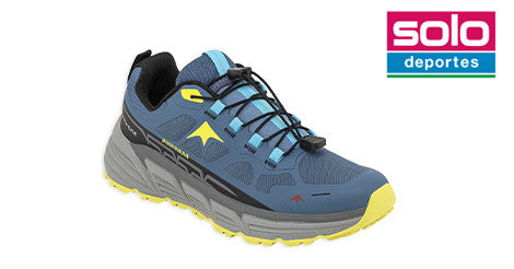 Zapatillas De Trekking Montagne Neorace Azul
