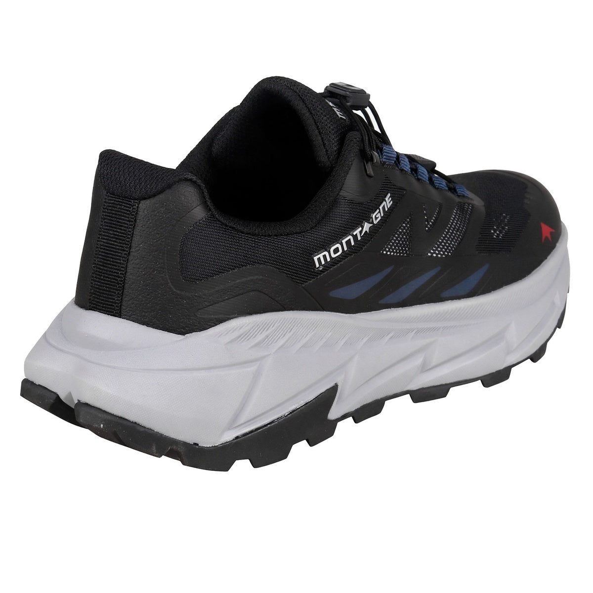 Zapatillas De Trekking Montagne Pulse Negra