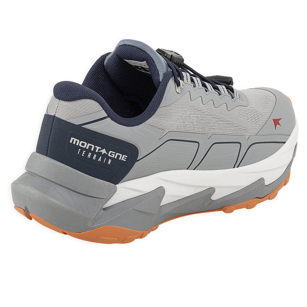 Zapatillas De Trail Running Montagne Terrain Gris