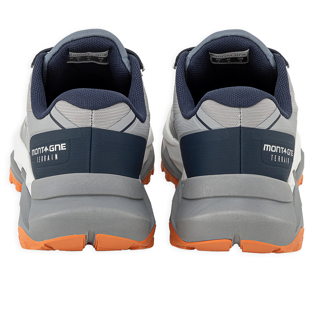 Zapatillas De Trail Running Montagne Terrain Gris