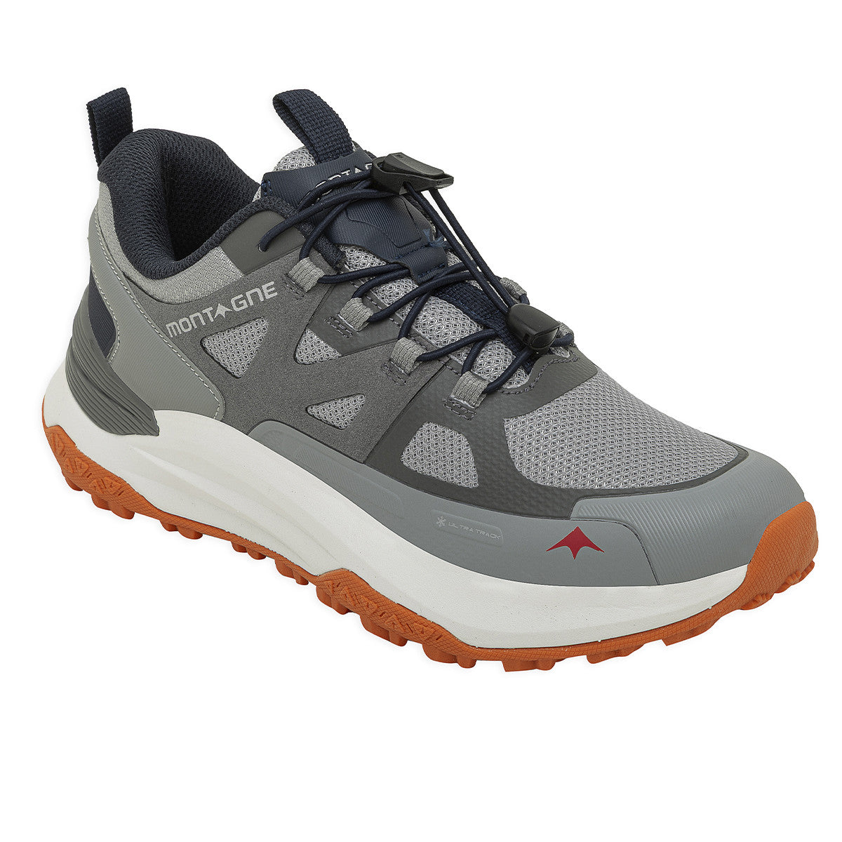 Zapatillas De Trekking Montagne Tracer Gris