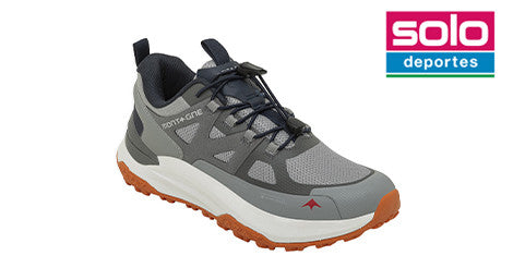 Zapatillas De Trekking Montagne Tracer Gris