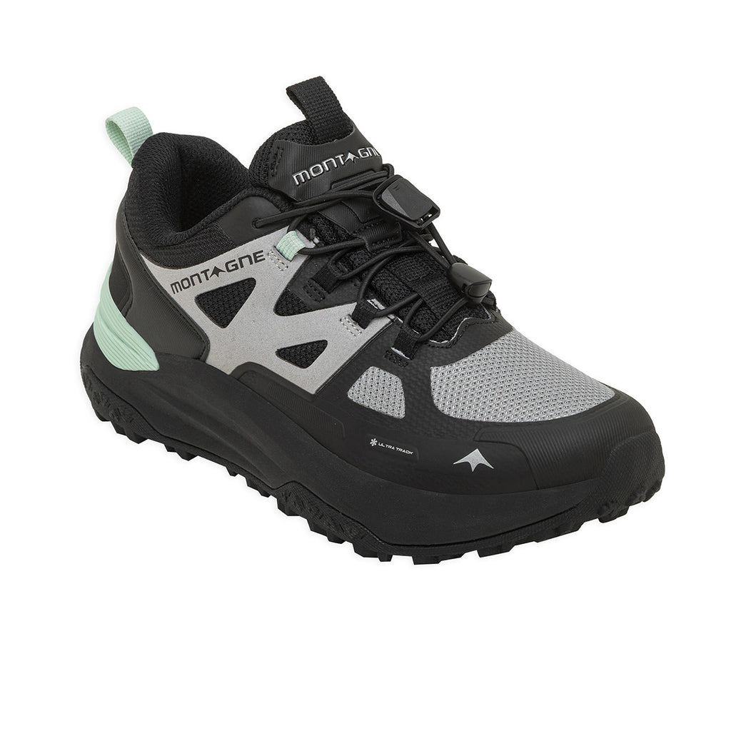 Zapatillas De Trekking Montagne Tracer Mujer Negra