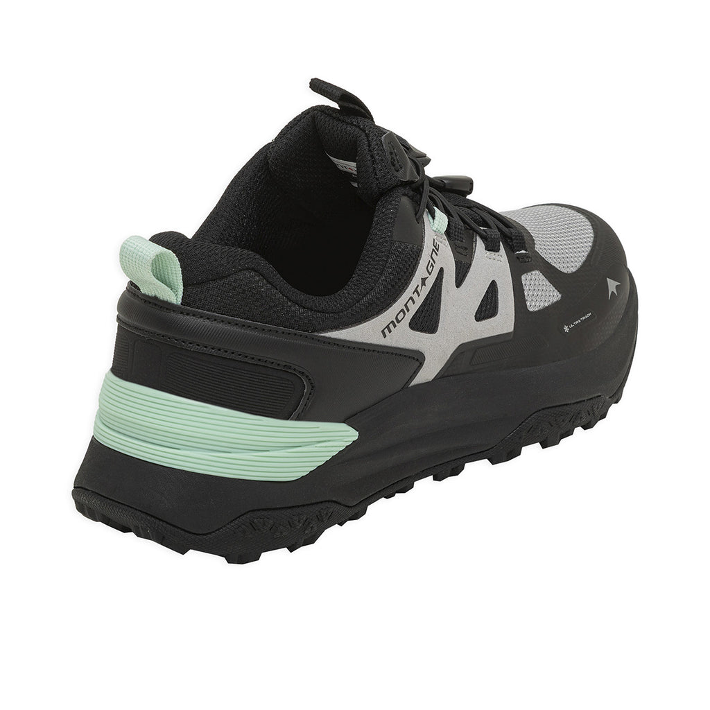 Zapatillas De Trekking Montagne Tracer Mujer Negra