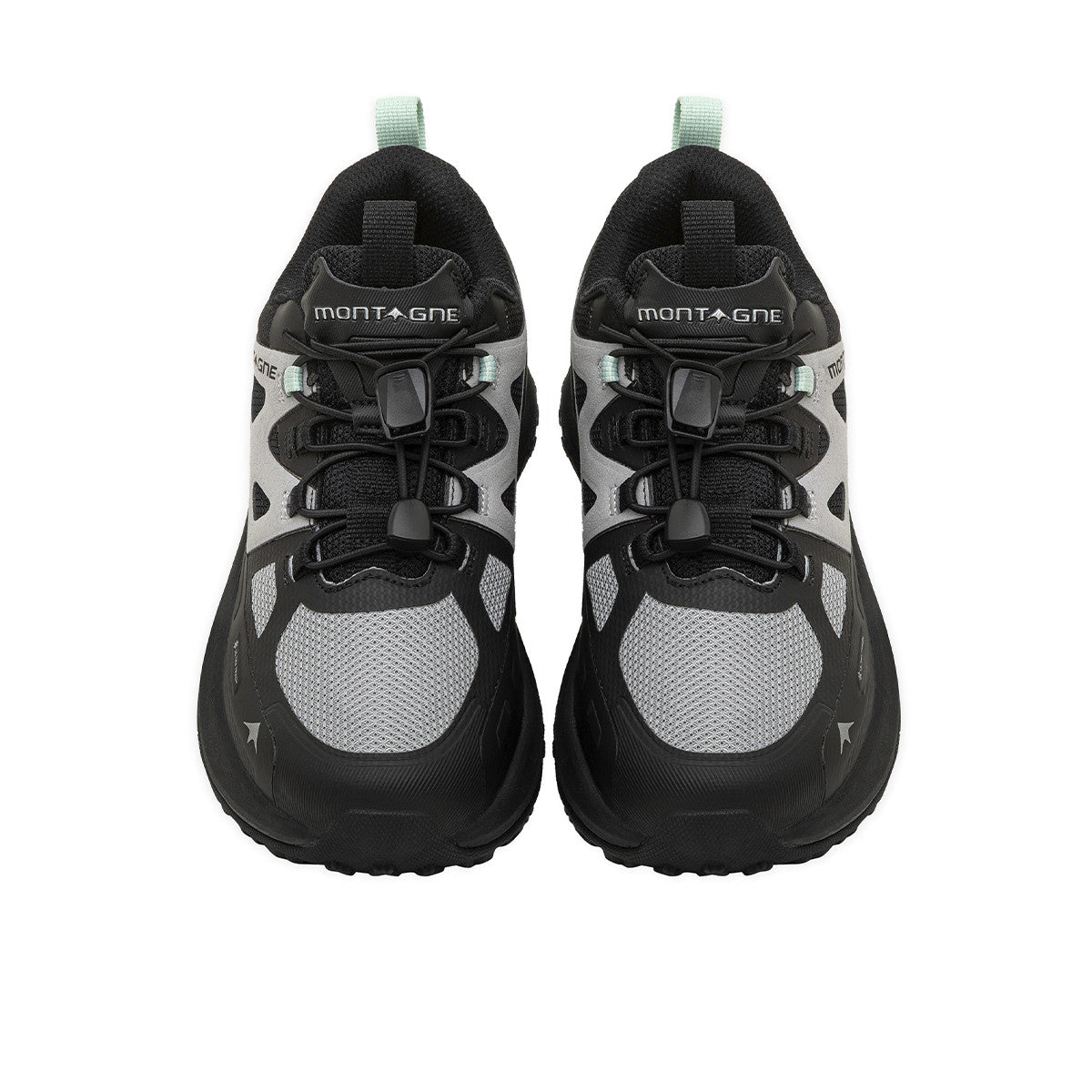 Zapatillas De Trekking Montagne Tracer Mujer Negra