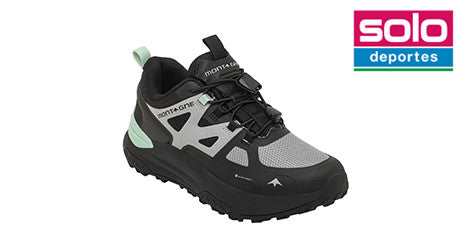 Zapatillas De Trekking Montagne Tracer Mujer Negra