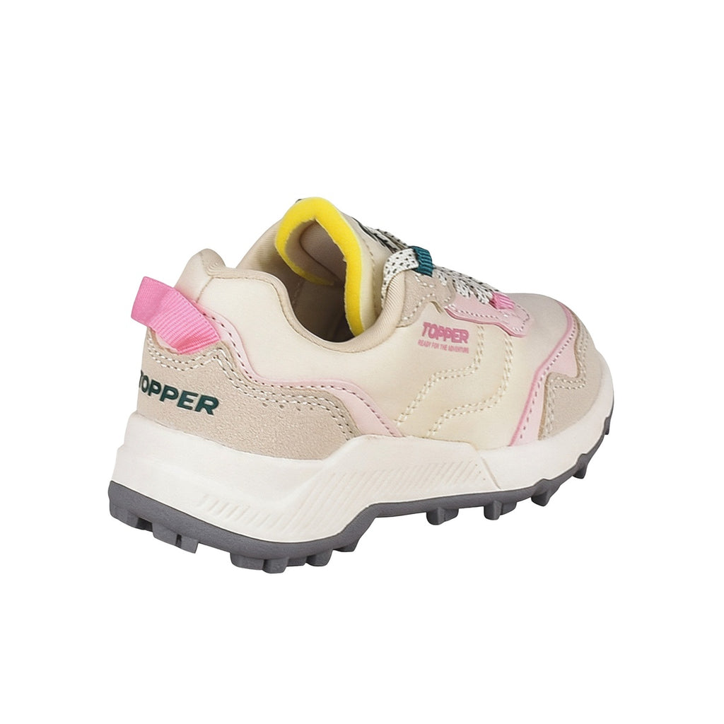 Zapatillas De Trekking Topper Aston Niña Crudo