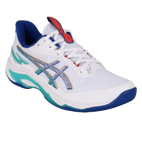 Zapatillas De Voley Asics Netburner Ballistic 4 Blanca