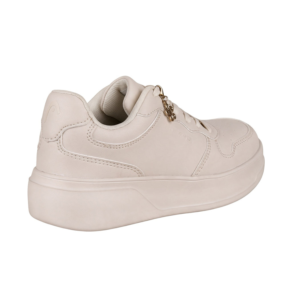 Zapatillas Head Plataforma Bari Mujer Beige