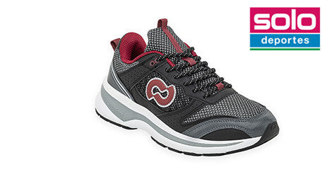 Zapatillas John Foos Fuse Wine Unisex Gris