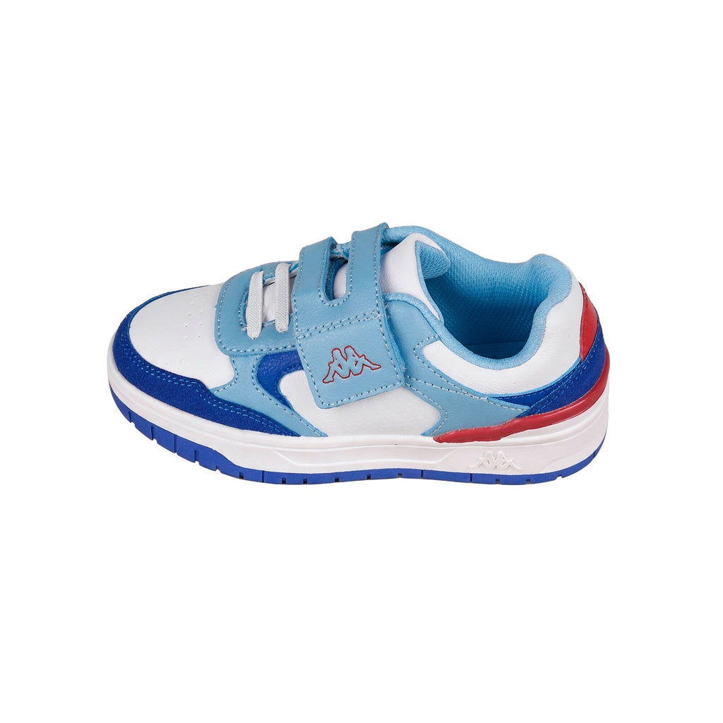 Zapatillas Kappa Logo Elmas Niño Niña Blanca