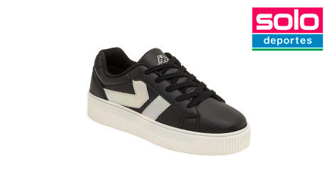 Zapatillas Kappa Logo Morine Mujer Negra