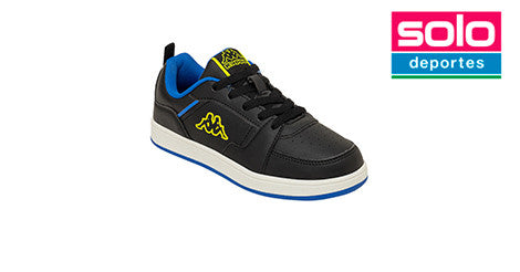 Zapatillas Kappa Logo Shay Niño Niña Negra