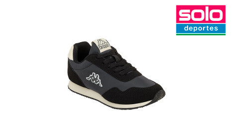 Zapatillas Kappa Logo Verezzi Niño Niña Negra