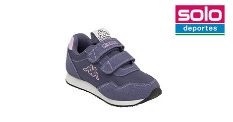Zapatillas Kappa Logo Verezzi Velcro Niña Violeta