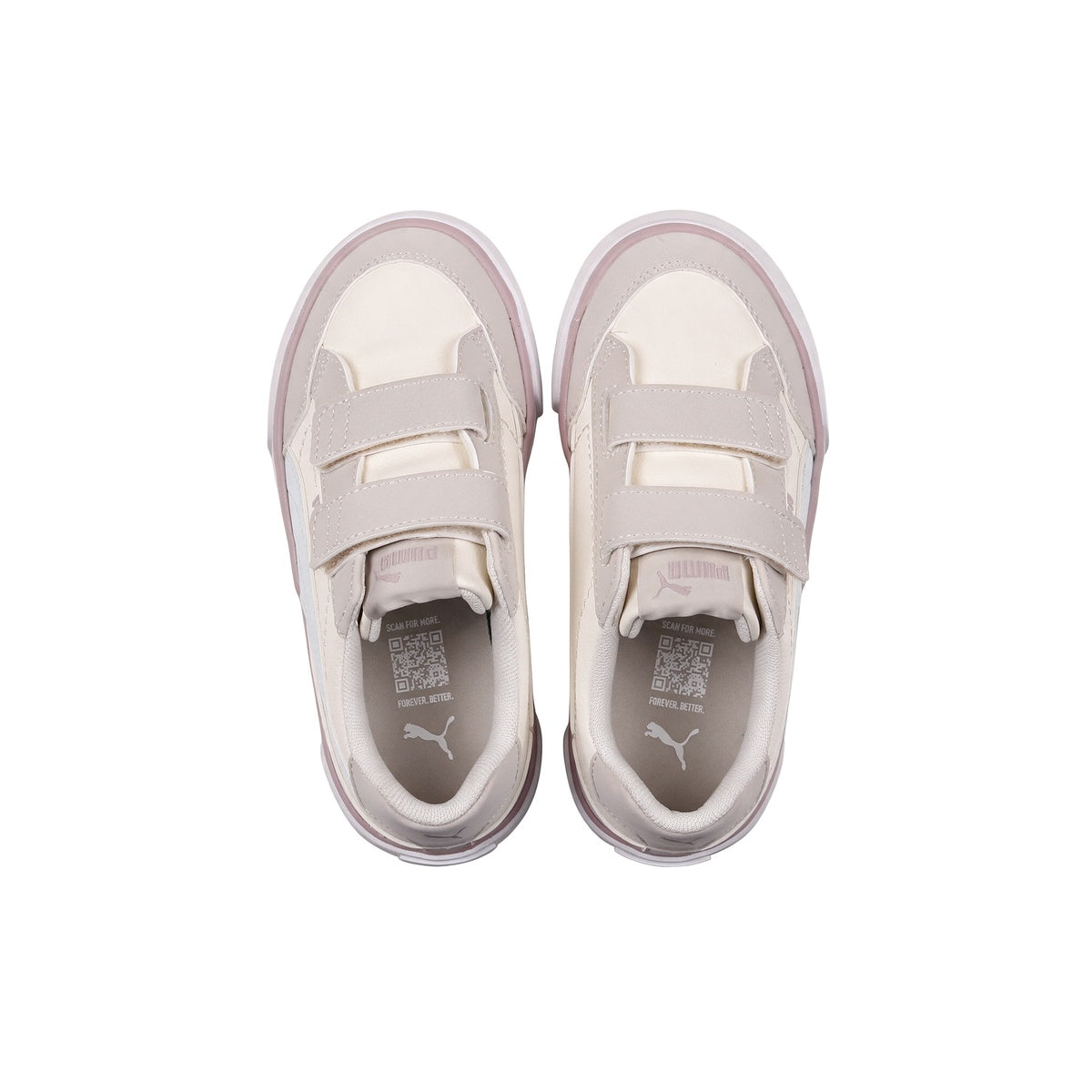Zapatillas Puma Court Classic Vulc Fun Niño Niña Crudo