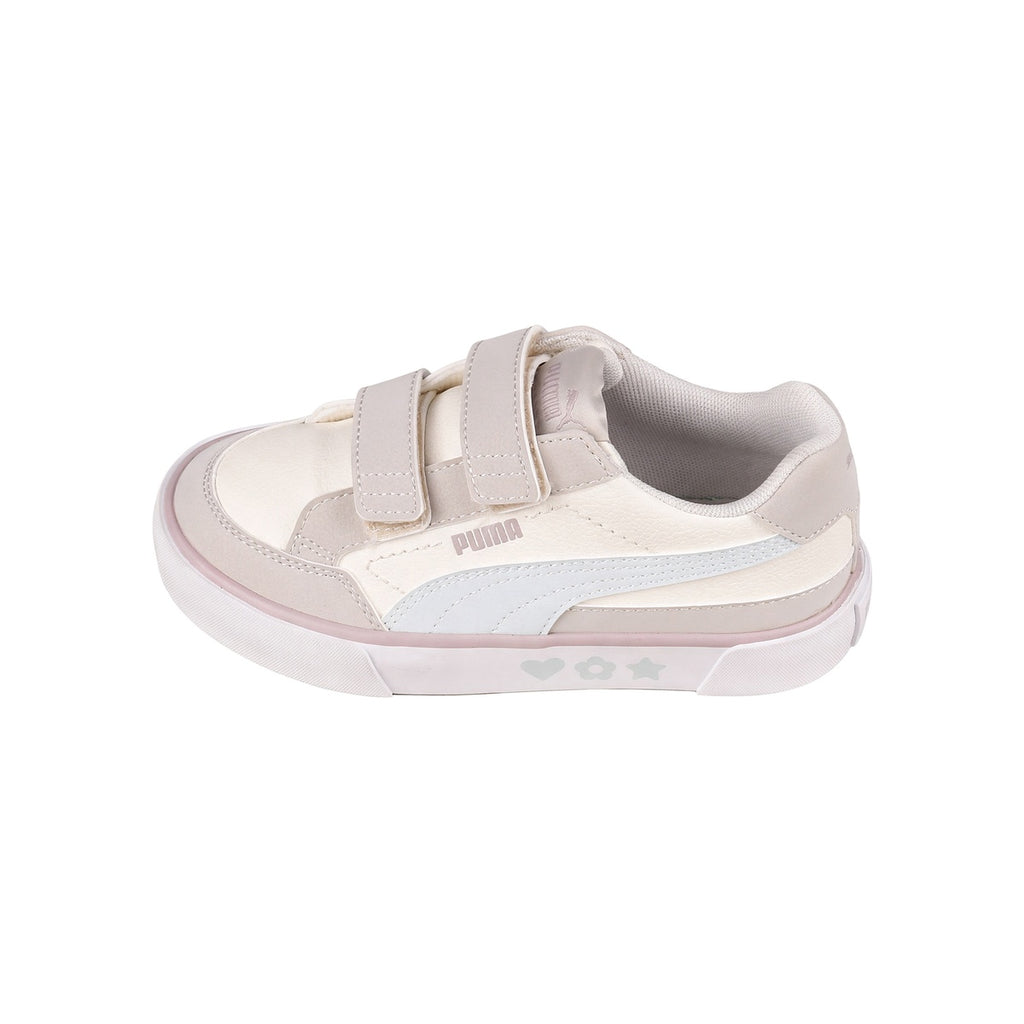 Zapatillas Puma Court Classic Vulc Fun Niño Niña Crudo