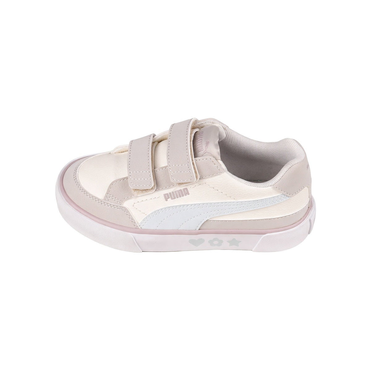 Zapatillas Puma Court Classic Vulc Fun Niño Niña Crudo
