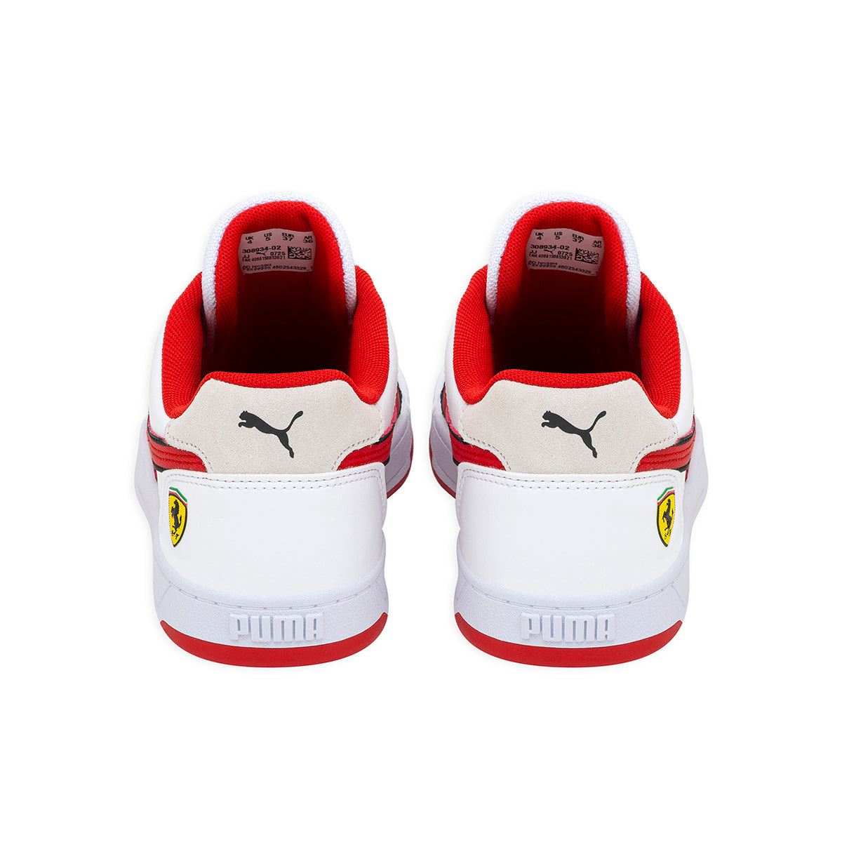 Zapatillas Puma Scuderia Ferrari Caven 2.0 Niño Niña Blanca