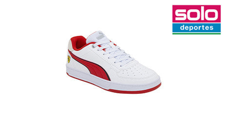 Zapatillas Puma Scuderia Ferrari Caven 2.0 Niño Niña Blanca