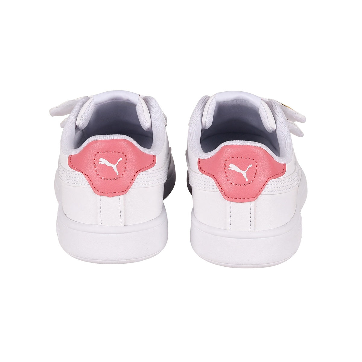 Zapatillas Puma Smash 3.0 Badges Velcro Niña Blanca