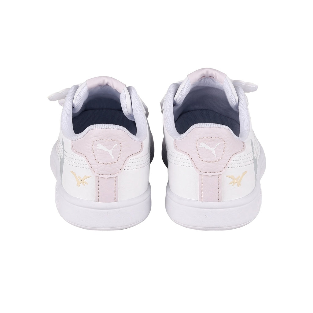 Zapatillas Puma Smash 3.0 Dino Velcro Bebe Blanca