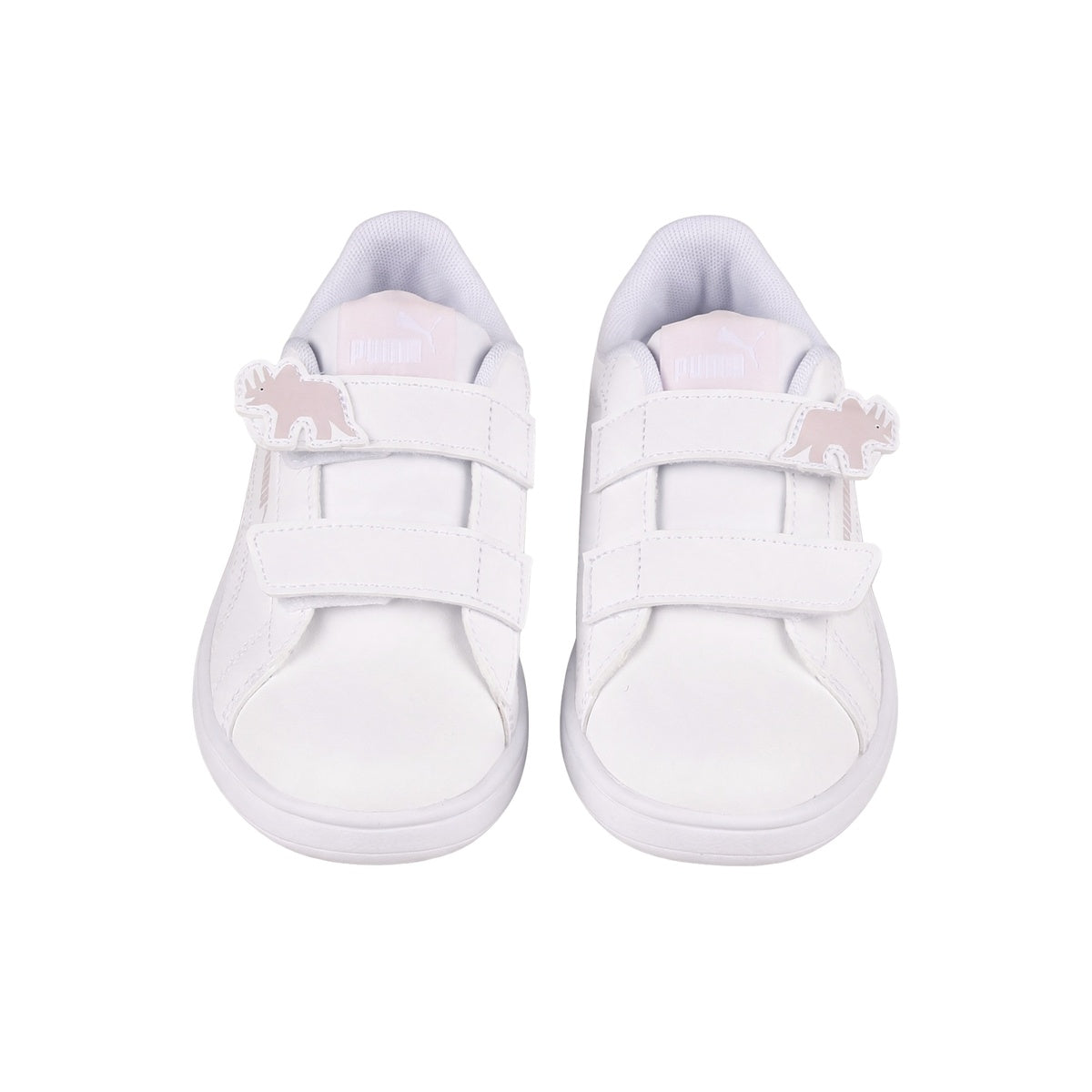 Zapatillas Puma Smash 3.0 Dino Velcro Bebe Blanca