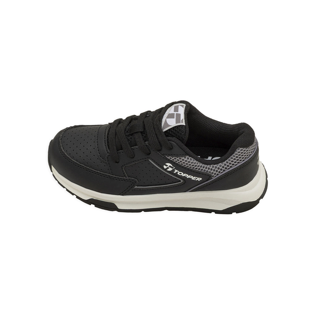 Zapatillas Topper Map Niño Niña Negra