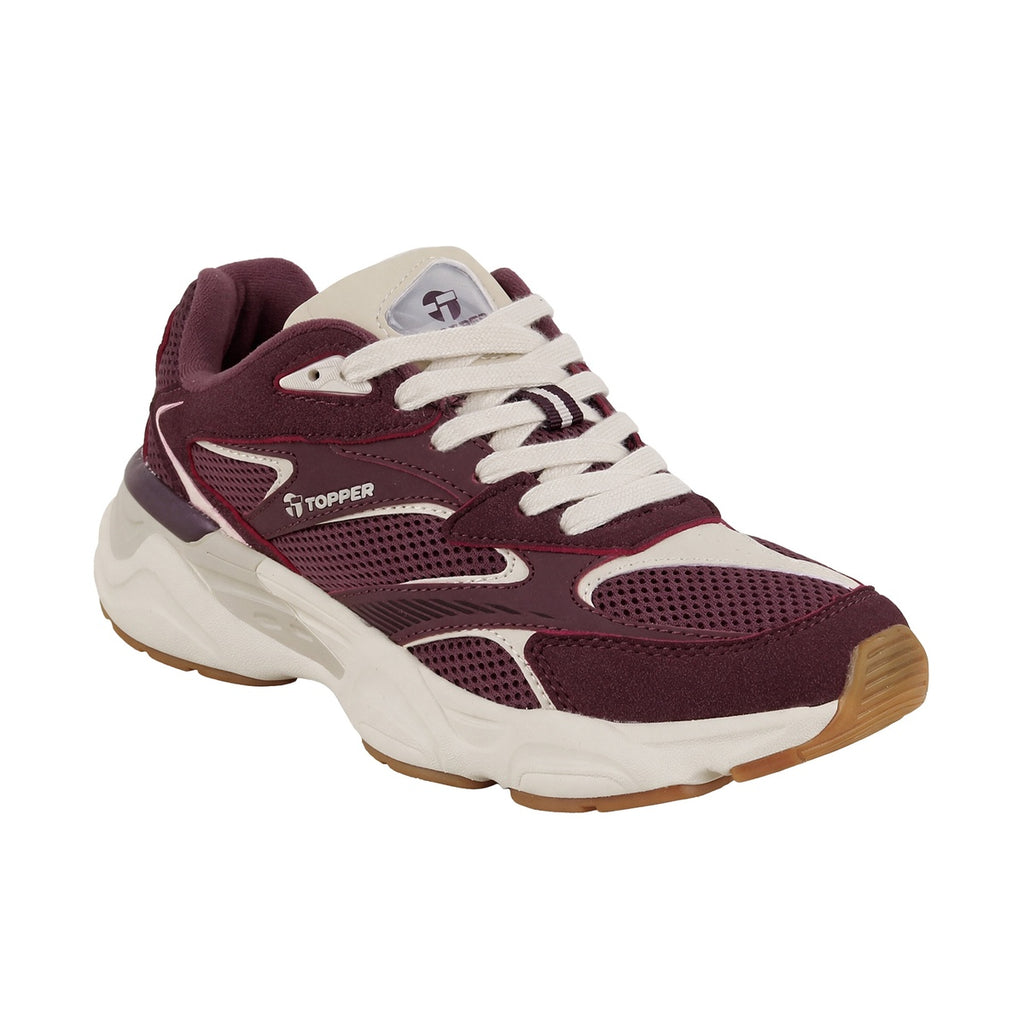 Zapatillas Topper Seny Mujer Bordo