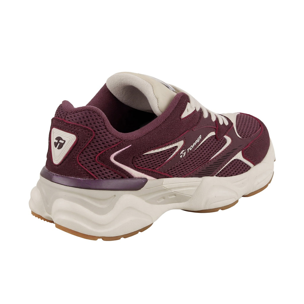 Zapatillas Topper Seny Mujer Bordo